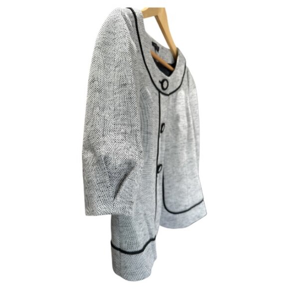 Semantiks Blazer with White & Black Accents Size 8 - Picture 8 of 9